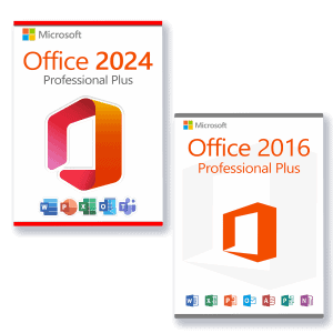 Microsoft Office 2024 Professional Plus + Microsoft Office 2016 Professional Plus license for 3 PCs