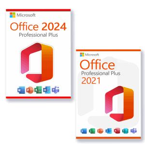 Microsoft Office 2024 Professional Plus + Microsoft Office 2021 Professional Plus Licenza per 3 PC