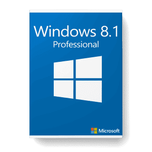 Microsoft Windows 8.1 Professional license for 3 PCs