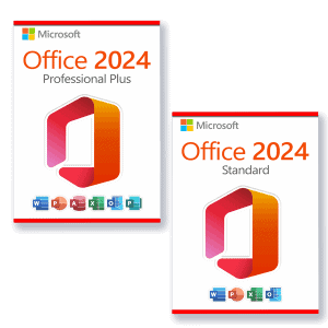 Microsoft Office 2024 Standard + Microsoft Office 2024 Professional Plus license for 3 PCs