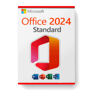 Microsoft Office 2024 Standard  license for 3 PCs