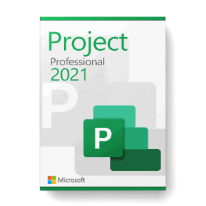 Microsoft Project 2021 Professional license for 3 PCs