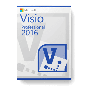 Microsoft Visio 2016 Professional license for 3 PCs