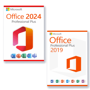 Microsoft Office 2024 Professional Plus + Microsoft Office 2019 Professional Plus license for 3 PCs