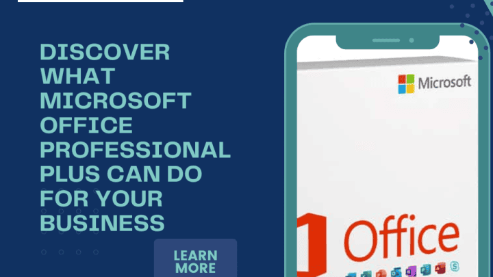 Functions of Microsoft Office Professional Plus