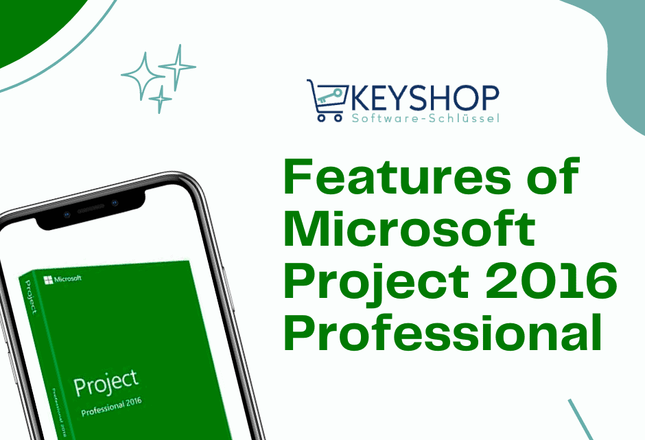 Features of Microsoft Project 2016 Professional